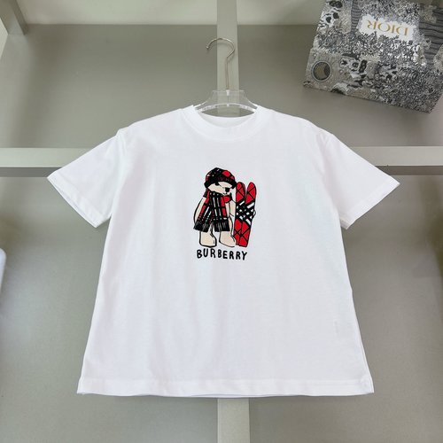 Burberry Kids Puff Print T-Shirt Boys Girls Comfortable Stylish 