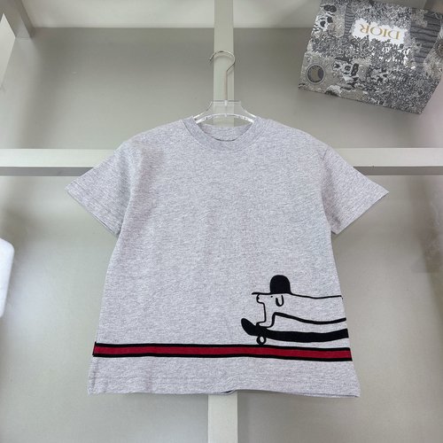 Gucci Unisex Kids 3D Letter Print Cotton T-Shirt 