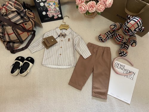 Burberry Boys Premium Cotton Set - Comfortable & Stylish