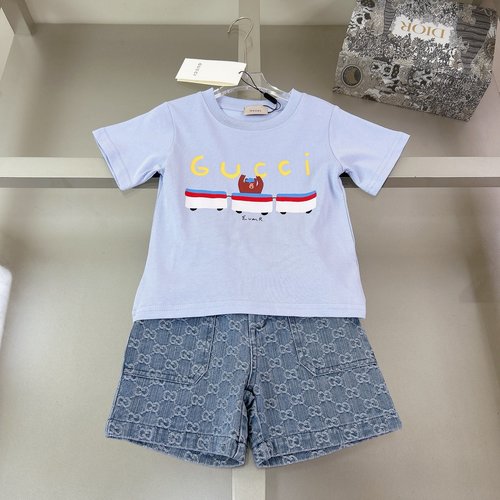 Gucci Premium Kids 2-Piece Set - Cotton Fleece, Comfy & Stylish