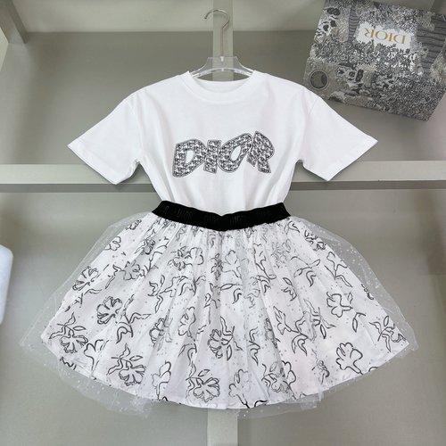 Dior Premium Girls Red Dress Set, Comfortable & Stylish 