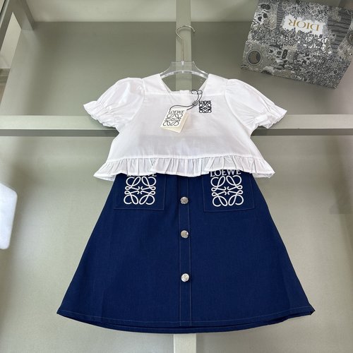 Loewe Girls Premium Cotton Skirt Set 