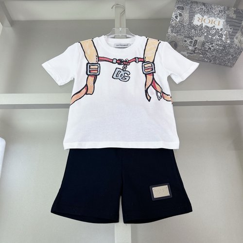 D & G Unisex Kids Cotton Classic Pattern Set