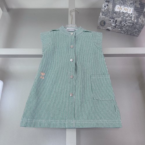 Dior Girls High-End Cotton Dress, Comfortable & Stylish