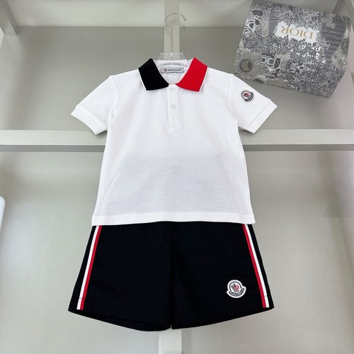 Moncler Kids Unisex Cotton Set Breathable Comfortable Slight Stretch Stylish 