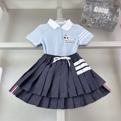 Thom Bn Girls Premium Fabric Dress Set - Comfortable & Stylish 