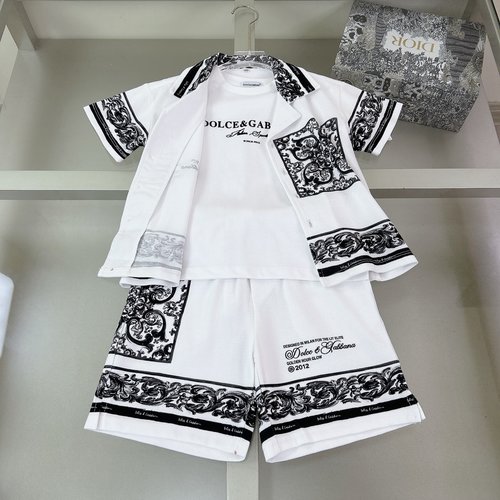 D & G Premium Boys 3-Piece Set - Polo Collar, Elastic Waist, Stylish