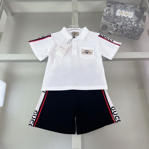 Gucci Kids Cotton Set Breathable Slight Stretch Stylish Comfortable