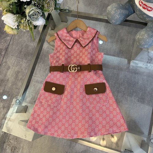 Gucci Girls Premium 100 Cotton Comfort Dress 