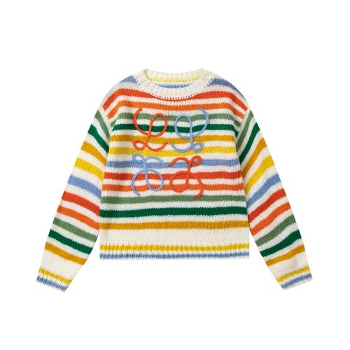 Loewe Soft Kids Rainbow Logo Merino Blend Sweater