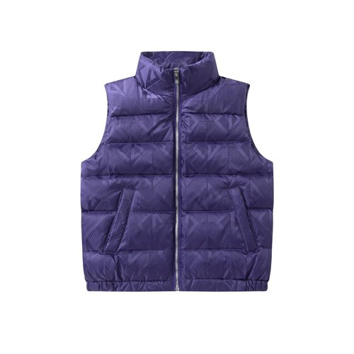 Dior Kids Down Vest with Floral Jacquard & Water-Resistant Finish