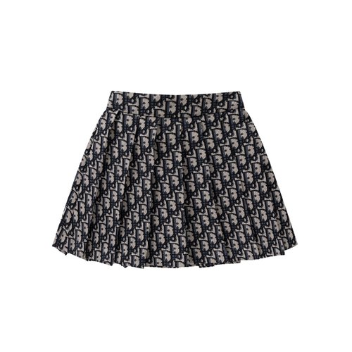 Dior Girls Jacquard Pleated Skirt - Comfortable & Easy to Wear