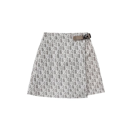 Dior Girls Summer Beige Printed Lightweight Skort 